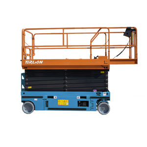 Petit rayon de rotation d'ascenseur autopropulsé compact de ciseaux pour l'entretien de site industriel - Product Image 1