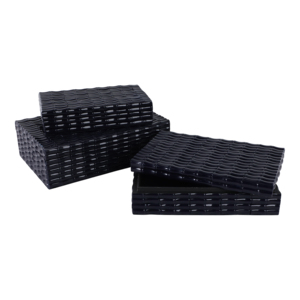 Set di Scatole Portaoggetti Contemporanee con Coperchio per Gioielli e Accessori, Organizzatore per la Casa, Scatole Decorative - Product Image 3
