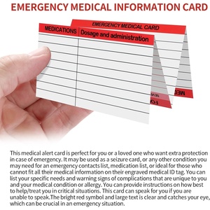 Portachiavi di Emergenza Medica con Carta d'Identità e Portafoglio con Porta Badge Richiudibile per Operatori Sanitari - Product Image 5