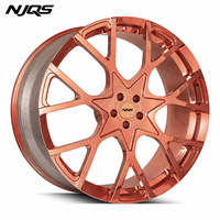 Rines de Aleación NJQS para Autos de Pasajeros, Rines de Aluminio de 16-24 Pulgadas, Precio de Fábrica, Alibaba 5X114.3