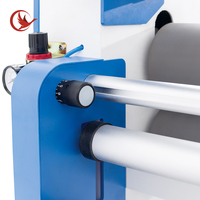 Machine à plastifier automatique à froid et à chaud 1600 avec chauffage 1500W et roues mobiles pour formats de papier A3/A4/A5/A6