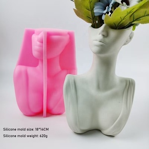 Fabricación <span class=keywords><strong>de</strong></span> <span class=keywords><strong>impresora</strong></span> <span class=keywords><strong>3D</strong></span> decorativa hueco más grande fibra <span class=keywords><strong>de</strong></span> vidrio piso donut hormigón cerámica forma nórdica flor <span class=keywords><strong>silicona</strong></span> florero <span class=keywords><strong>moldes</strong></span> - Product Image 4