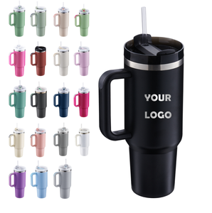 2025 Regalo de Navidad Logotipo personalizado Pantalla de seda Grabado con láser Impresión UV 40oz Vaso de viaje Regalo para empleados - Product Image 1