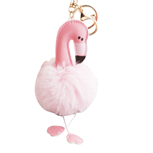 Portachiavi Peluche Personalizzato GRAVIM a Forma di Fenicottero Giocattolo Imbottito - Product Image 1