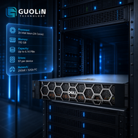 Dell EMC PowerStore 500T, stockage unifié, 25 emplacements pour disques NVMe de 2,5 pouces, 192 Go de mémoire pour la virtualisation de centre de données, base de données