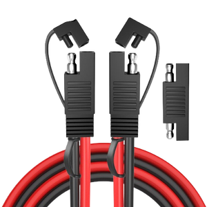 定制 SAE <span class=keywords><strong>2</strong></span>针快速断开连接器 18AWG 线束 带保险丝线束 电源线 - Product Image 5