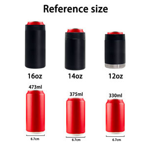 Xách tay 12oz cách điện bằng thép không gỉ cốc cốc với cơ sở cho Dock & tailgating lon nước giải khát <span class=keywords><strong>Cooler</strong></span> & bị làm lạnh - Product Image 6