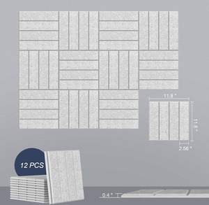 แผ่นผนังอะคูสติกดูดซับเสียงคุณภาพสูง ดีไซน์ทันสมัย สำหรับสำนักงาน โรงแรม อพาร์ทเมนต์ โฮมเธียเตอร์ - Product Image 2