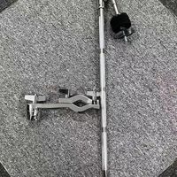 Bras d'extension universel omnidirectionnel en fer chromé durable pour cymbale, accessoire de batterie et de percussion