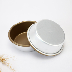 4 inch tay kéo Bun Nồi chiên không khí khuôn bánh không dính Cheesecake và chiên trứng công cụ khuôn bánh công cụ - Product Image 3