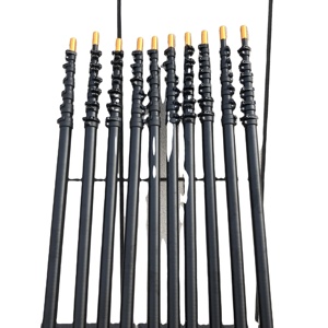 Fábrica de China Suministra Poste Telescópico de Fibra de Carbono de 15 m para Cámara - Product Image 2