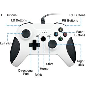 New USB <b>Wired</b> Gamepad Control for X-box ONE <b>Controller</b> Video Game Console Joypad Phone Joystick Gaming Accessories for PC/WINS - Product Image 4