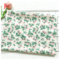 Tissu en popeline de coton biologique respirant, motif floral uni, imprimé sur mesure pour la couture et les vêtements