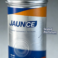 Boîte en aluminium vide de qualité alimentaire, pot en aluminium recyclable pour l'emballage de comprimés de suppléments