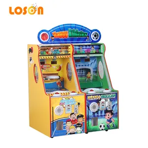Nueva llegada de máquinas de juegos de baloncesto para niños que funcionan con monedas, productos mecánicos para lanzar bolas baratos para 2 jugadores