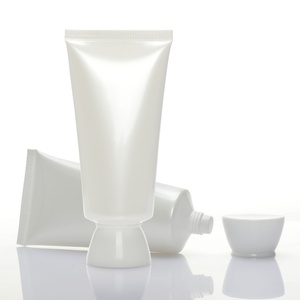 Luxury Customized Lotion Cosmetic Skincare <b>Tube</b> Round <b>Plastic</b> Squeeze Packaging - Product Image 2