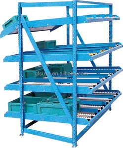 סיטונאי גיום סלילת רולר מסלול מסוע עבור מדפי אחסון חומר/מסילות זרימה אלומיניום/מסלול רולר שקופיות - Product Image 1