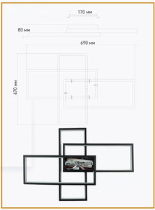 Hiện đại Dimmable <span class=keywords><strong>LED</strong></span> trần ánh sáng Acrylic chiếu sáng trong nhà lịch thi đấu cho khách lối đi trang trí nội thất cho phòng khách phòng - Product Image 2