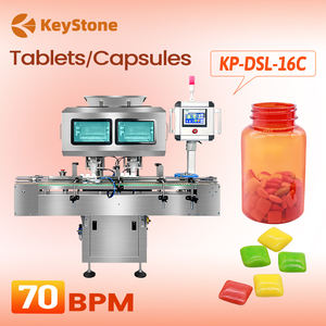 Máquina Embotelladora de Píldoras y Tabletas KP-DSL-16C de 16 Carriles, Línea Automática de Conteo de Cápsulas y Tabletas - Product Image 1