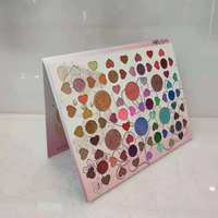 Nouvelle palette de fards à paupières imperméables mats et scintillants de haute qualité en gros, 76 couleurs