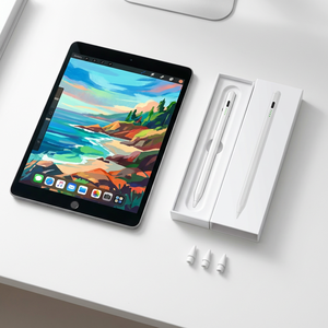 Stylet capacitif actif pour iPad, avec rejet de la paume, compatible tablettes <span class=keywords><strong>Apple</strong></span>, blanc – Vente directe usine - Product Image 1