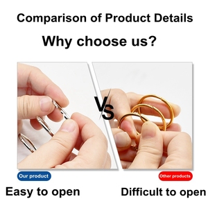 YIWANG Vòng Kẹp <span class=keywords><strong>3</strong></span> Vòng Cho Nhà Máy Vòng Kẹp Lá Rời Vòng Gắn Lịch Để Bàn Bằng Kim Loại - Product Image 3