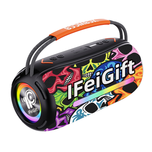 Boombox âm thanh <span class=keywords><strong>360</strong></span> hộp <span class=keywords><strong>DJ</strong></span> loa bán buôn loa nhỏ TWS Woofer loa với đèn rực rỡ - Product Image 1