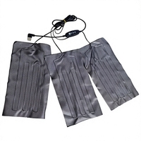 Veste d'hiver personnalisée avec coussin chauffant, 3 pièces connectées, élément chauffant électrique 5V 9V 12V avec prise USB