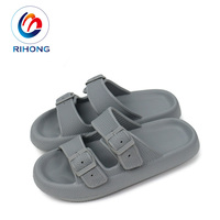 Nouvelle Arrivée 2026 – Sandales de Plage Décontractées en Caoutchouc EVA Beige à Prix Abordable pour Femmes, Personnalisables avec Logo