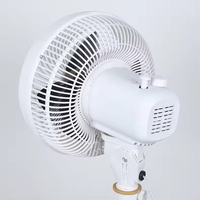 Ventilateur de circulation sur pied en plastique blanc de 10 pouces, haute vitesse, 3 vitesses, pour usage domestique, avec interrupteur rotatif