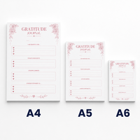 Blocs-notes de planification quotidienne A4 A5 A6, blocs-notes personnalisés imprimés en couleur avec logo, suivi budgétaire pour usage au bureau, fournitures scolaires