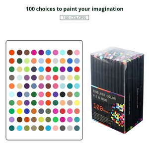 Marqueurs de calligraphie à pointe fine de couleur personnalisée par le fabricant, ensemble de stylos pour croquis, <span class=keywords><strong>caricatures</strong></span> et lignes fines, pour enfants, école et bureau - Product Image 5