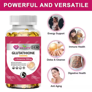 Hochwertige Glutathion-Antioxidans-Kapseln zur Hautaufhellung und Immununterstützung Veganes Nahrungsergänzungsmittel Maßgeschneiderte Formel-Service - Product Image 6