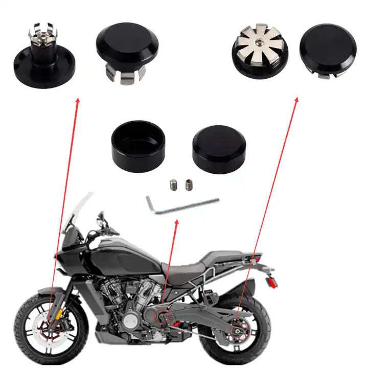 Motorcycle Axle Nut Covers