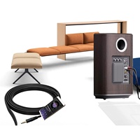 Convertisseur audio vidéo 10M 15M 3.5mm mâle vers 2RCA mâle câble AV avec gaine en PVC pour l'utilisation du microphone