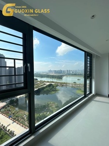 Tòa nhà thương mại nhôm lớn xem tường Rèm kính cách nhiệt khung hợp kim nhôm cửa sổ cố định - Product Image 6