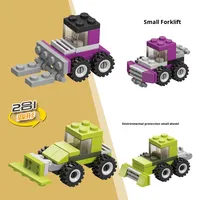 Nuevo Juego de Bloques de Construcción DIY 6 en 1, Nave Espacial Transformable de ABS Ecológico, Juguete Educativo Creativo para Niños