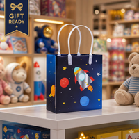 Sac à main portable en PP avec poignée, motif personnalisé Gifr boy, imprimé, non toxique, robuste, pour emballer les cadeaux