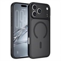 Étui de téléphone magnétique à détection de peau pour iPhone 18 Pro Max, protection complète de l'objectif, coque antichoc