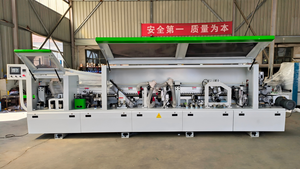 Machine de chantournage automatique à 8 fonctions avec pré-fraisage/ébarbage/suivi pour la production de meubles en bois - Product Image 2