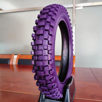 Ban Motor Custom Warna Pabrik 90/100-14 Y185A Berbahan Karet Kuat, Desain Tahan Panas, Ban Enduro untuk Alpine Ridge Safari