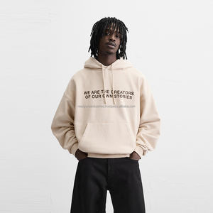 2025 100% ALGODÓN Sudaderas con capucha de impresión personalizada Hombres Sudadera con capucha Bolsillo Sudaderas con capucha personalizadas bordadas - Product Image 1