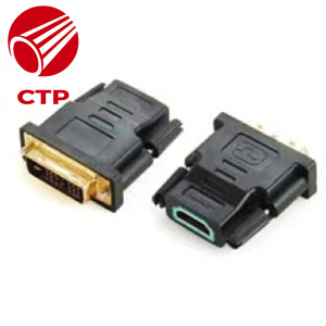 Adaptateur mâle-femelle plaqué or pour projecteur multimédia électroménager ordinateur lecteur DVD moniteur HDTV avec gaine PVC - Product Image 2