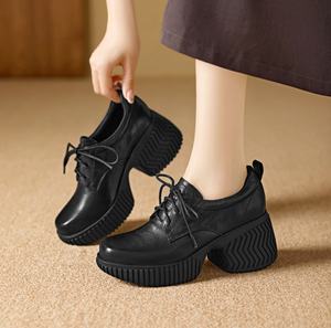 Bottines Chelsea pour femmes, imperméables, en cuir véritable, doublure en peau de mouton, respirantes, motif léopard/fluorescent, hauteur mi-mollet - Product Image 2