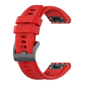 Bracelets de montre en caoutchouc pour <span class=keywords><strong>Garmin</strong></span> <span class=keywords><strong>Fenix</strong></span> 8 7X 7 7S Solar <span class=keywords><strong>6S</strong></span> 6X <span class=keywords><strong>Pro</strong></span> 5X TACTIX7 Enduro EasyFit 26 20 22mm <span class=keywords><strong>Bracelet</strong></span> Montre Accessoires - Product Image 1