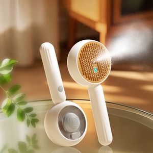 Brosse à vapeur en plastique pour animaux de compagnie de style dessin animé facile à utiliser pour chats chiens épilation perte de massage toilettage <span class=keywords><strong>peigne</strong></span> de nettoyage des cheveux - Product Image 4