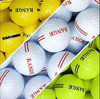 Pabrik langsung Harga Murah Logo kustom 2 buah jarak mengemudi bola Golf tahan lama jarak jauh latihan bola Golf
