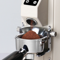 NIBU Moulin à Café Électrique Quantitative et Réglable pour Espresso, Broyeur de Grains 64MM