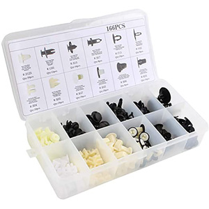 Mitsubishi Car <b>Clips</b> Fastener Kit 166Pcs With <b>Tool</b> For Repair And Replacement - Product Image 5