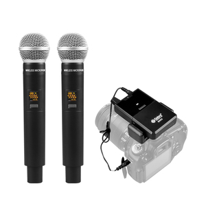 Système de microphone sans fil UHF Debra Audio DV02H, matériau durable en métal et en plastique - Product Image 1